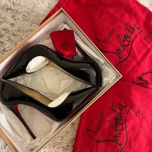 Christian Louboutin So Kate 120 Patent - size 38.5 - around a 7 US.